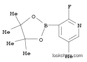 Molecular Structure of 1073371-96-6 (2-FLUORO-5-METHYLPYRIDINE-3-BORONIC ACID PINACOL ESTER)